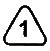 Gtezeichen "1"